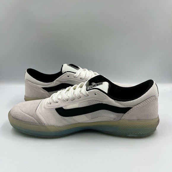Vans Ave Pro Size 7 Men’s White Black - Picture 3 of 6